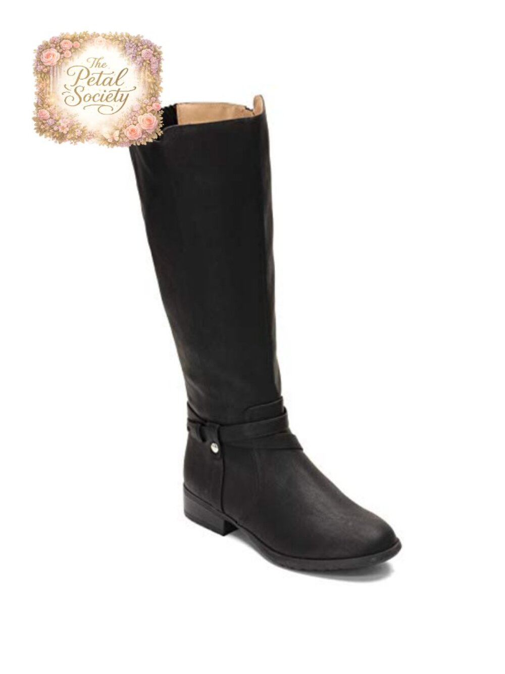 LifeStride Xtrovert Faux Leather Knee-High Riding Boot